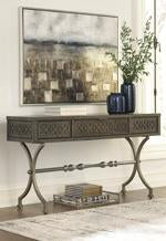 Quinnland Antique Black Sofa/Console Table - A4000077 - Lara Furniture