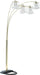 Rain Drop Arc Gold 84" Floor Lamp - 4893G - Lara Furniture