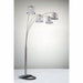 Rain Drop Arc Pewter 84" Floor Lamp - 4893PEW - Lara Furniture