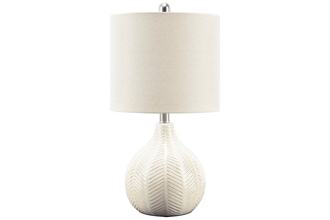 Rainermen Off White Table Lamp - L180024 - Lara Furniture