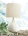 Rainermen Off White Table Lamp - L180024 - Lara Furniture