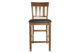 Ralene Medium Brown Counter Height Bar Stool (Set of 2) - D594-124 - Lara Furniture