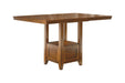 Ralene Medium Brown Counter Height Dining Extension Table - D594-42 - Lara Furniture