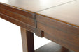 Ralene Medium Brown Counter Height Dining Extension Table - D594-42 - Lara Furniture