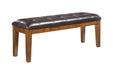 Ralene Medium Brown Dining Bench - D594-00 - Lara Furniture