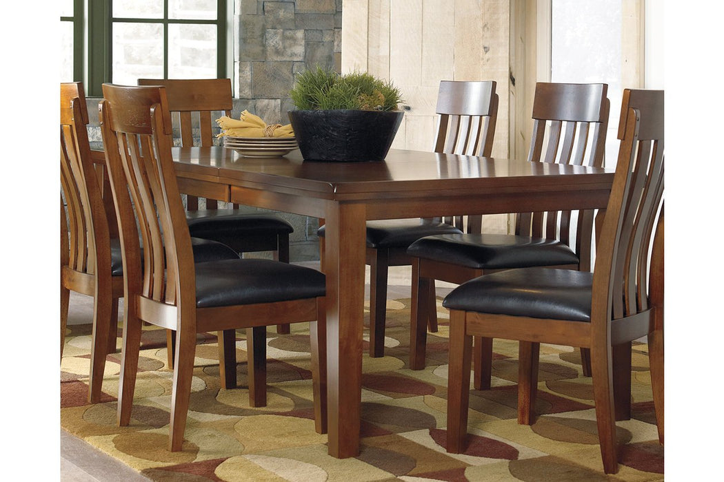 Ralene Medium Brown Dining Extension Table - D594-35 - Lara Furniture