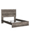 Ralinksi Gray  Queen Panel Bed - Lara Furniture