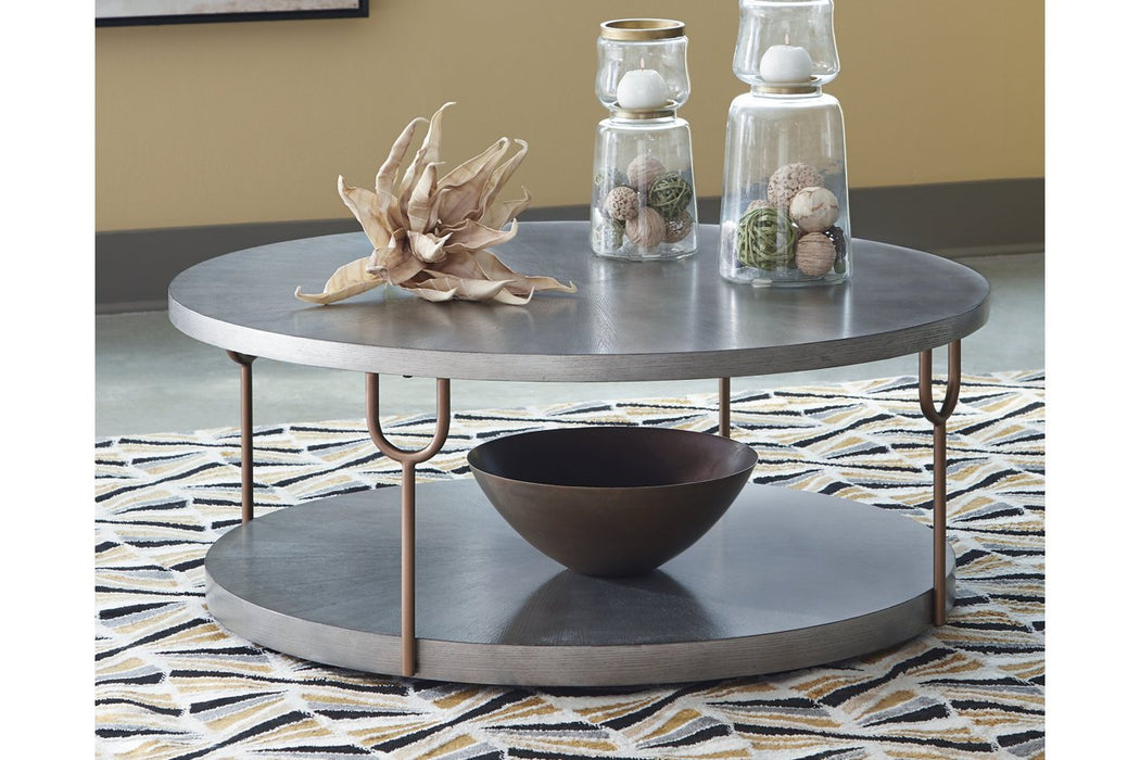 Ranoka Platinum Coffee Table - T178-8 - Lara Furniture