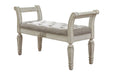 Realyn Antique White Accent Bench - A3000157 - Lara Furniture