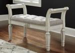 Realyn Antique White Accent Bench - A3000157 - Lara Furniture