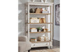 Realyn Brown/White 75" Bookcase - H743-70 - Lara Furniture