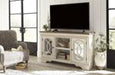 Realyn Chipped White 62" TV Stand - W743-48 - Lara Furniture