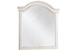 Realyn Chipped White Bedroom Mirror - B743-26 - Lara Furniture