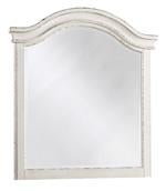 Realyn Chipped White Bedroom Mirror - B743-26 - Lara Furniture