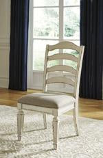 Realyn Chipped White Dining Chair (Set of 2) - D743-01 - Lara Furniture