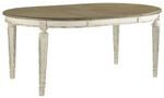 Realyn Chipped White Dining Extension Table - D743-35 - Lara Furniture