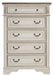 Realyn Chipped White Panel Bedroom Set - Lara Furniture