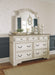 Realyn Chipped White Panel Bedroom Set - Lara Furniture