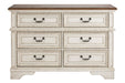 Realyn Two-tone Dresser - B743-21 - Lara Furniture