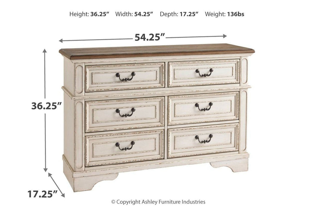 Realyn Two-tone Dresser - B743-21 - Lara Furniture