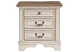 Realyn Two-tone Nightstand - B743-93 - Lara Furniture