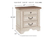 Realyn Two-tone Nightstand - B743-93 - Lara Furniture