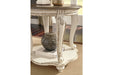 Realyn White/Brown End Table - T743-6 - Lara Furniture