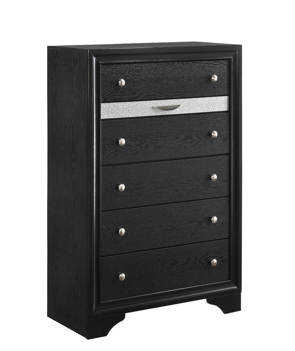 Regata Black Chest - B4670-4 - Lara Furniture