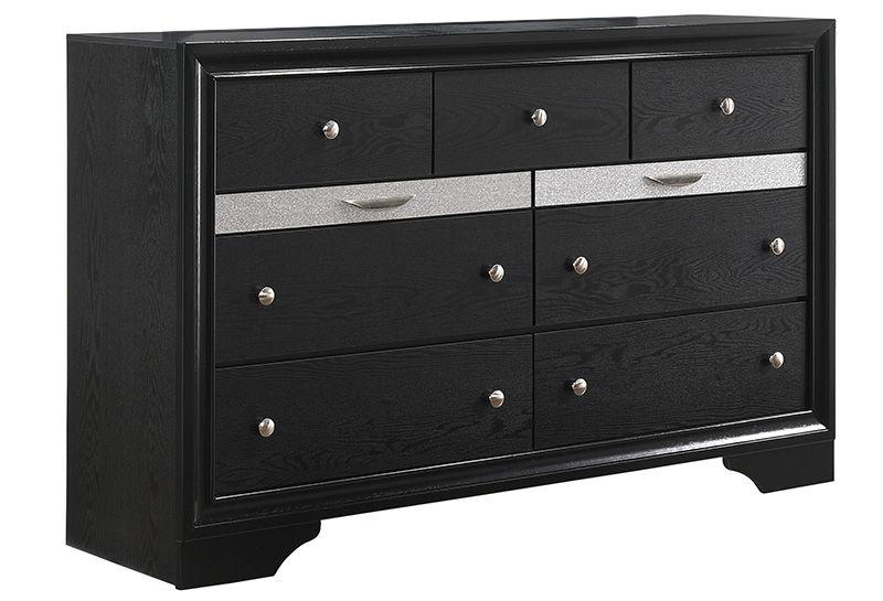 Regata Black Dresser - B4670-1 - Lara Furniture