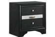 Regata Black Nightstand - B4670-2 - Lara Furniture