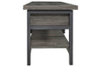 Rhyson Brown Storage Bench - A3000313 - Lara Furniture