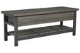 Rhyson Brown Storage Bench - A3000313 - Lara Furniture