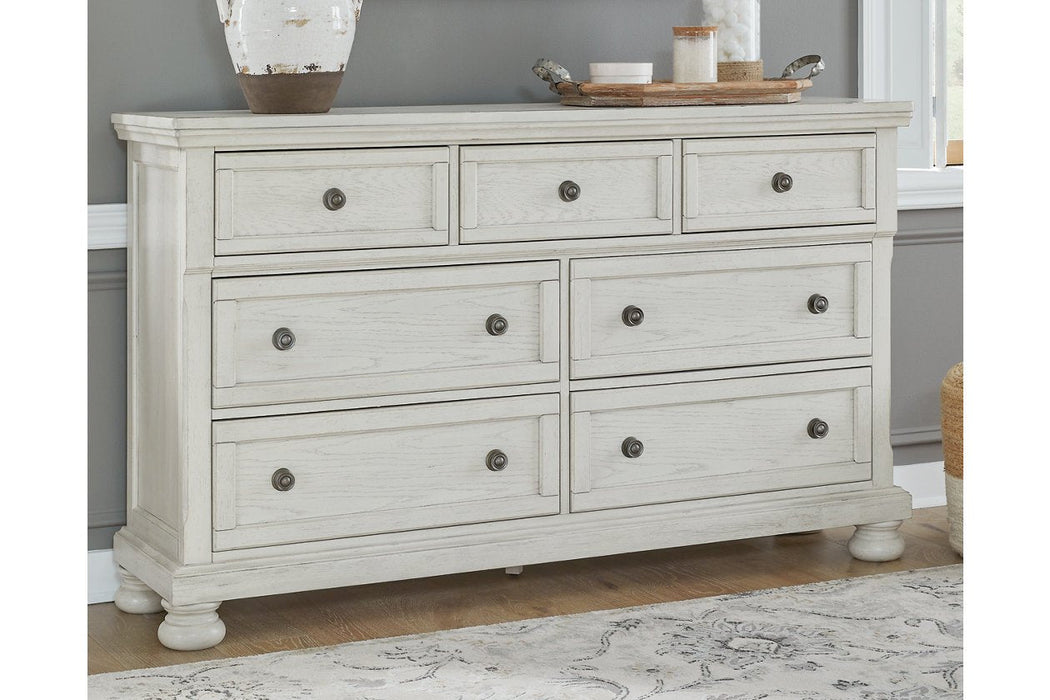 Robbinsdale Antique White Dresser - B742-31 - Lara Furniture