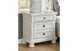 Robbinsdale Antique White Nightstand - B742-92 - Lara Furniture