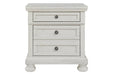 Robbinsdale Antique White Nightstand - B742-92 - Lara Furniture