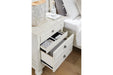 Robbinsdale Antique White Nightstand - B742-92 - Lara Furniture