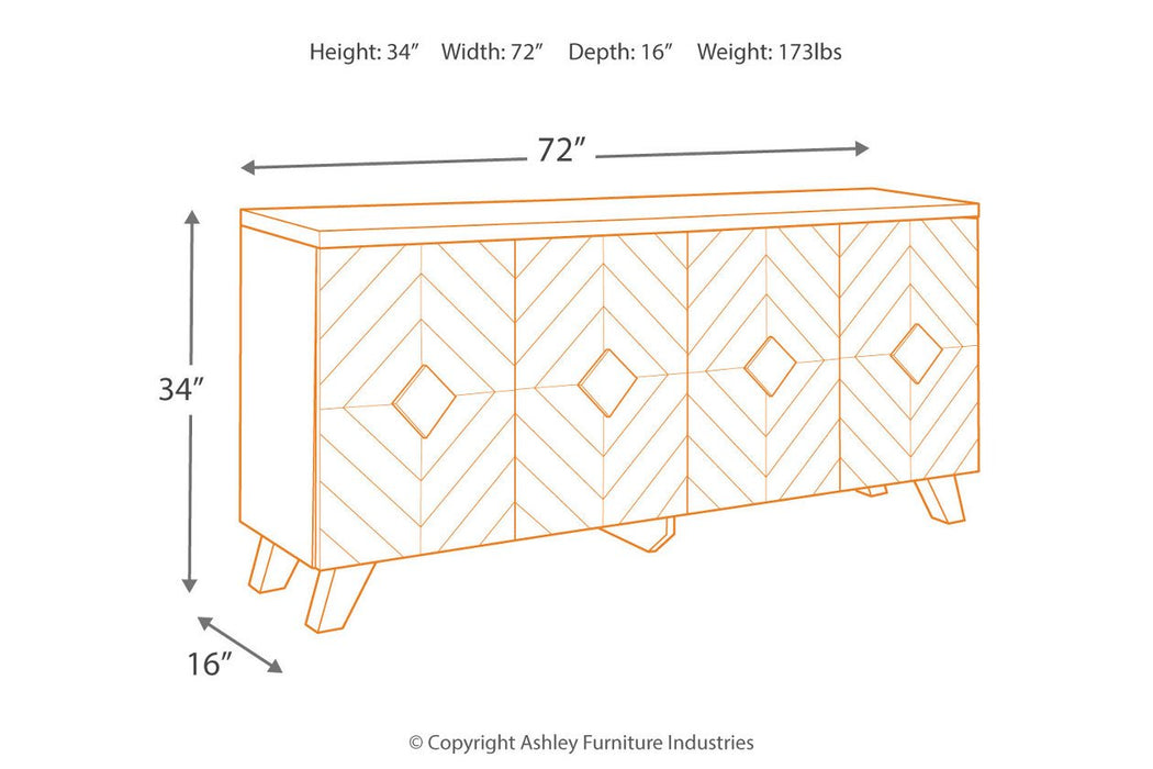 Robin Ridge Two-tone Brown Accent Cabinet - A4000031 - Lara Furniture