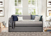 Roland Gray Daybed with Trundle - 4950GY - Lara Furniture