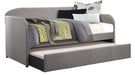 Roland Gray Daybed with Trundle - 4950GY - Lara Furniture