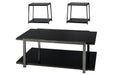 Rollynx Black Table (Set of 3) - T326-13 - Lara Furniture