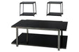 Rollynx Black Table (Set of 3) - T326-13 - Lara Furniture