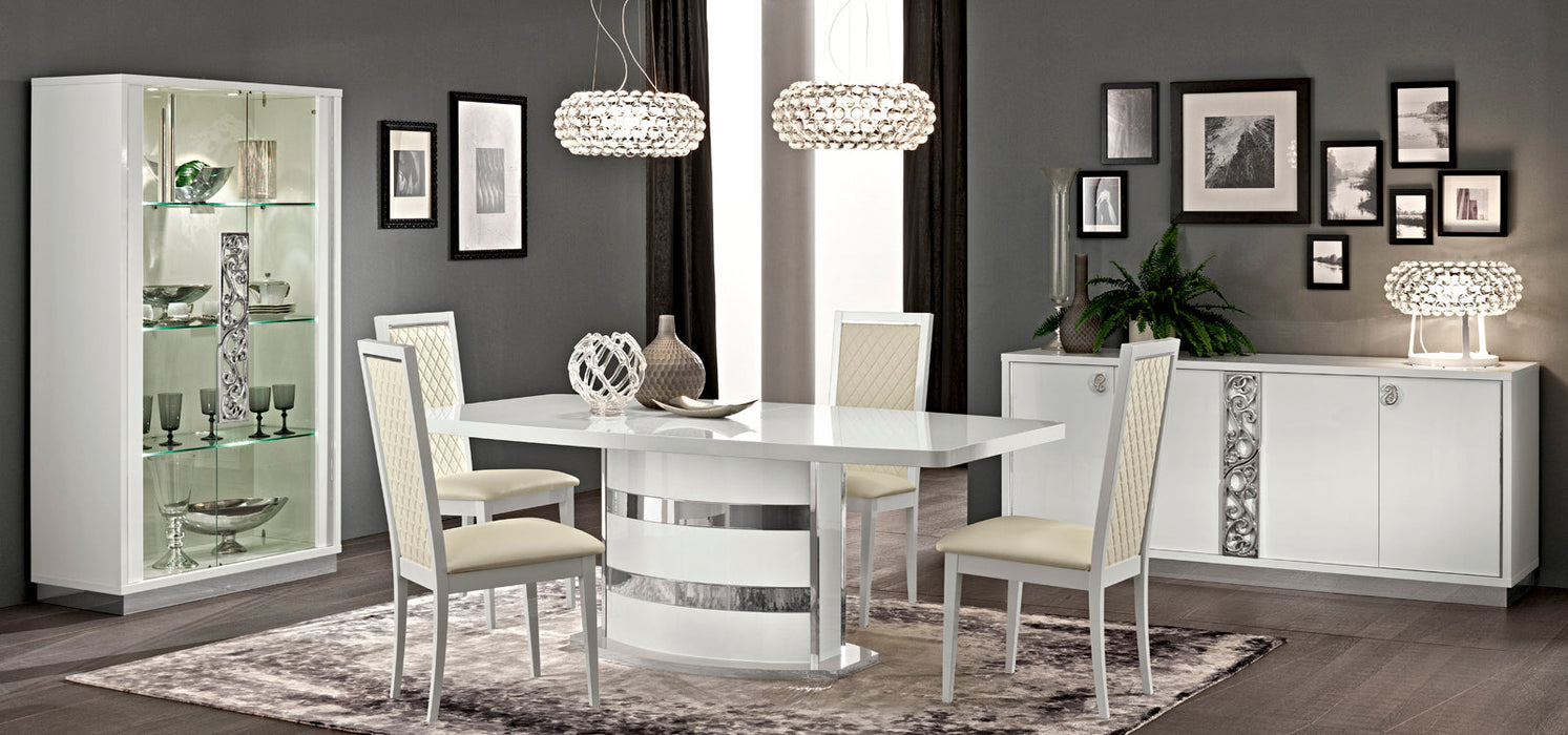 Roma Dining White, Italy Set - Lara Furniture