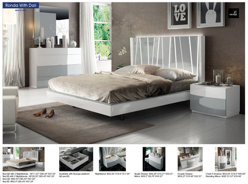 Ronda Dali Bed Queen - Lara Furniture