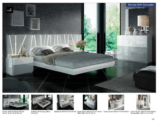 Ronda Salvador Bed Queen - Lara Furniture