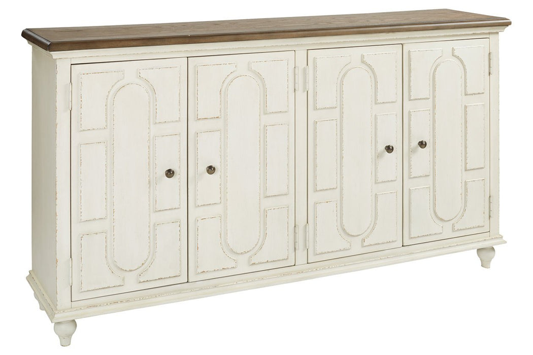 Roranville Antique White Accent Cabinet - A4000268 - Lara Furniture