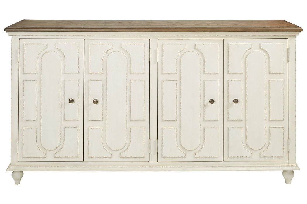 Roranville Antique White Accent Cabinet - A4000268 - Lara Furniture