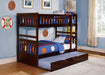 Rowe Cherry Twin/Twin Bunk Bed - Lara Furniture