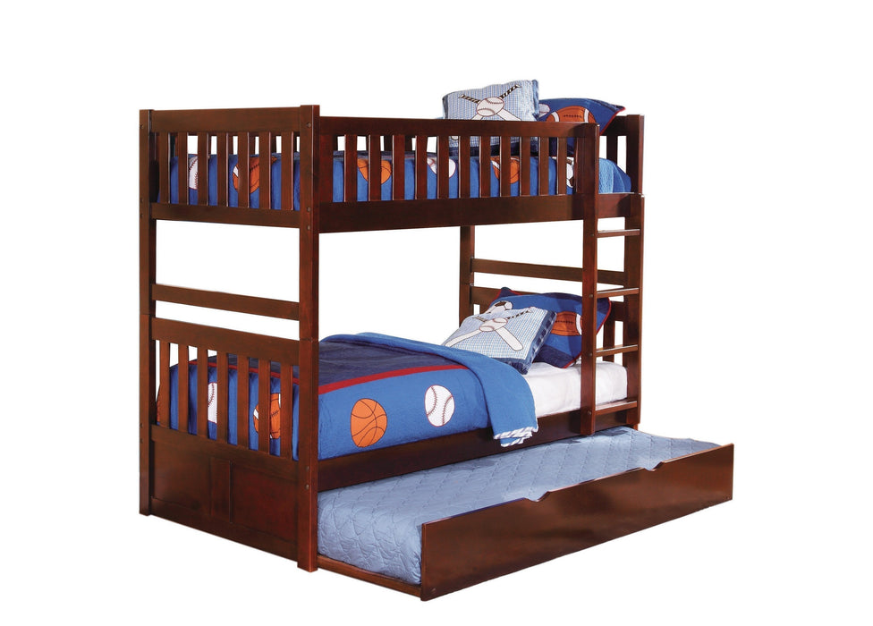 Rowe Cherry Twin/Twin Bunk Bed - Lara Furniture