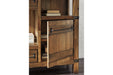 Roybeck Light Brown/Bronze Accent Cabinet - T411-40 - Lara Furniture