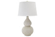 Saffi Cream Table Lamp - L100074 - Lara Furniture